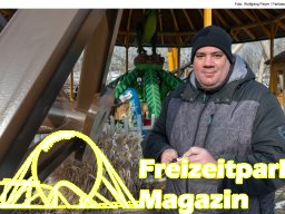 Aufbau des Themenbereichs „Sonnenbucht“ in FANTASIA (Januar 2025)